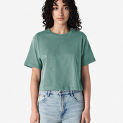 Fine Jersey Women's Boxy Cropped T-Shirt